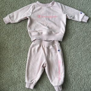 Baby sweatshirt matching set